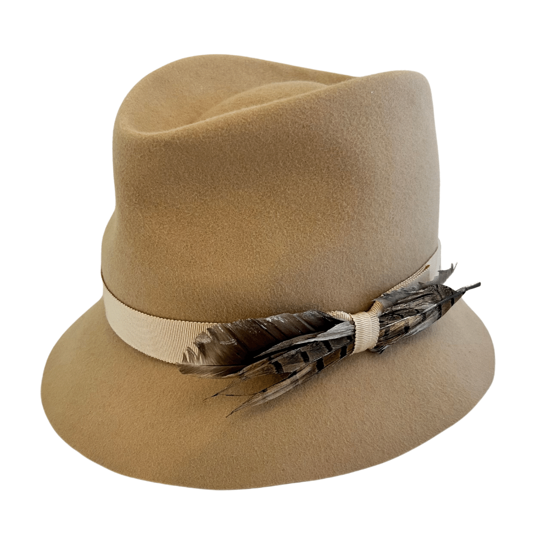 Modern Felt Bucket - Camel