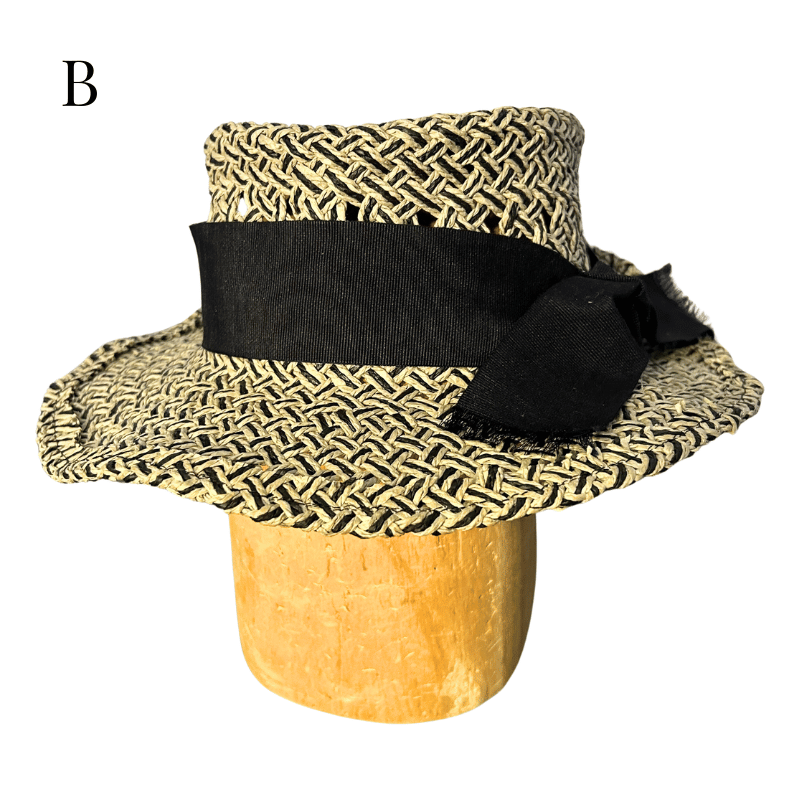 The Brunch Hat - Custom with 10 straws to choose from. Only one of each available.