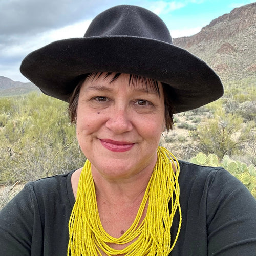 Here I Am Statement Necklace  - Yellow