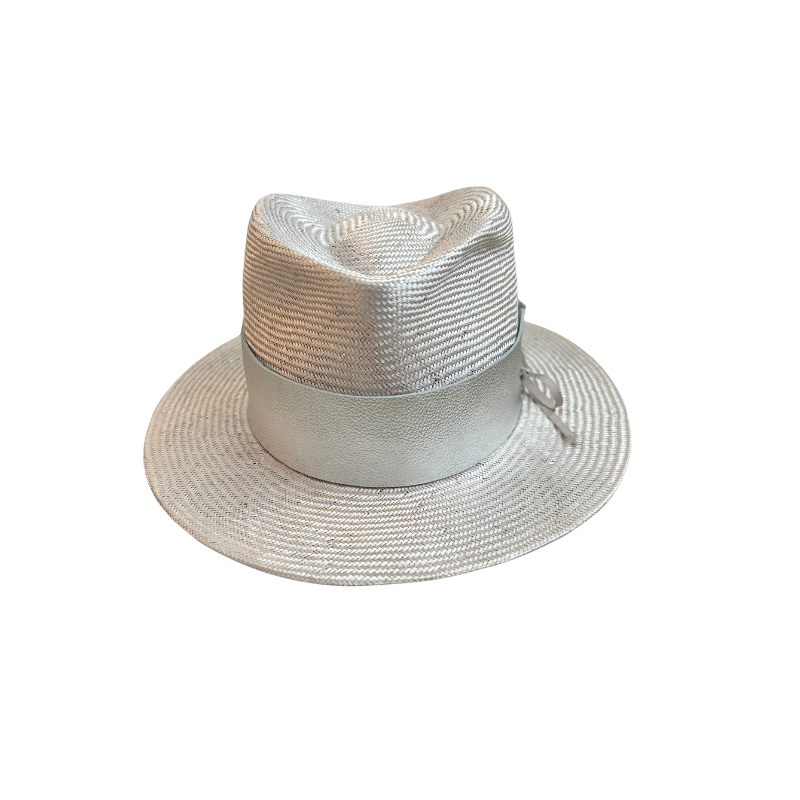 Silver Moonstone City Fedora