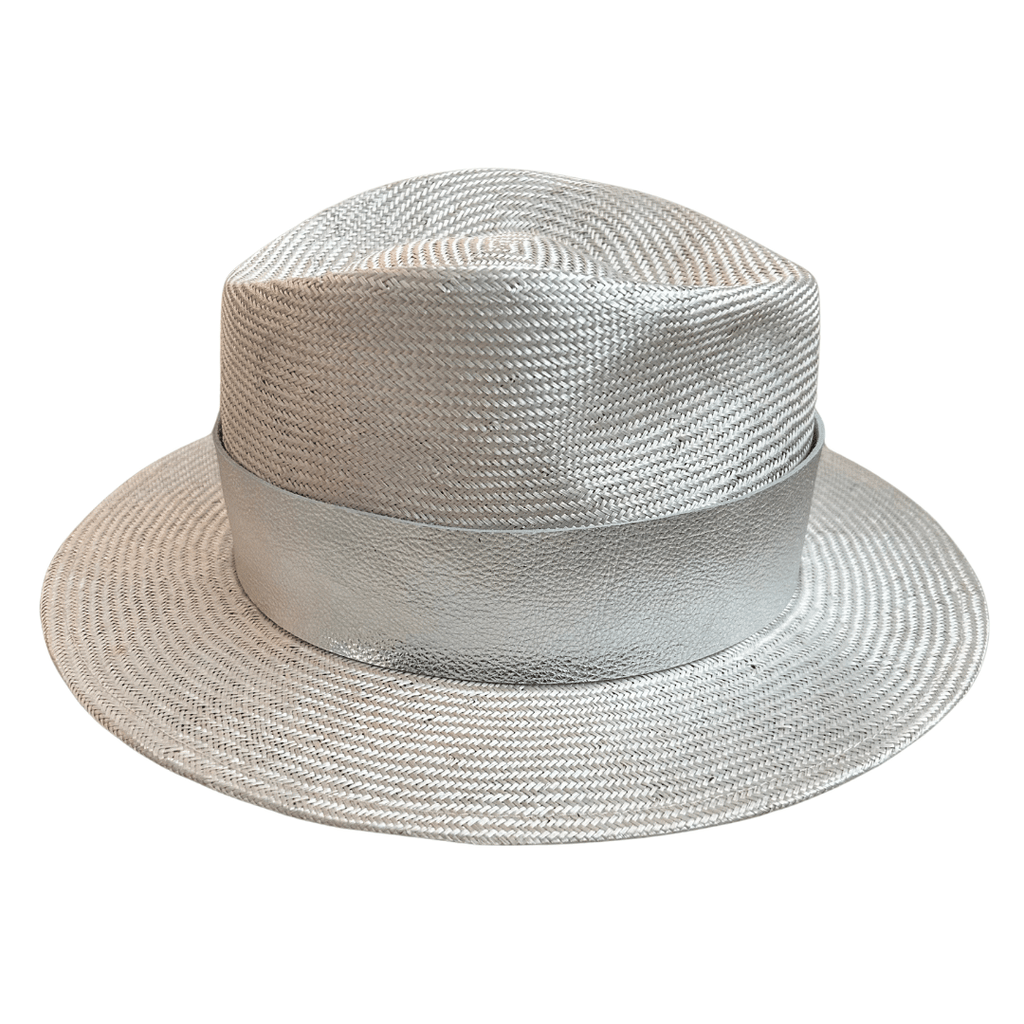 Silver Moonstone City Fedora