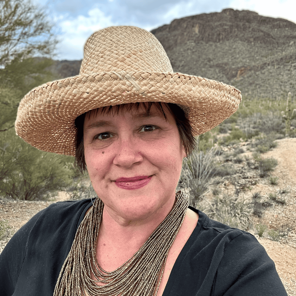 Here I Am Statement Necklace - Bronze