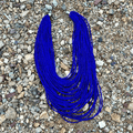 Here I Am Statement Necklace - Cobalt