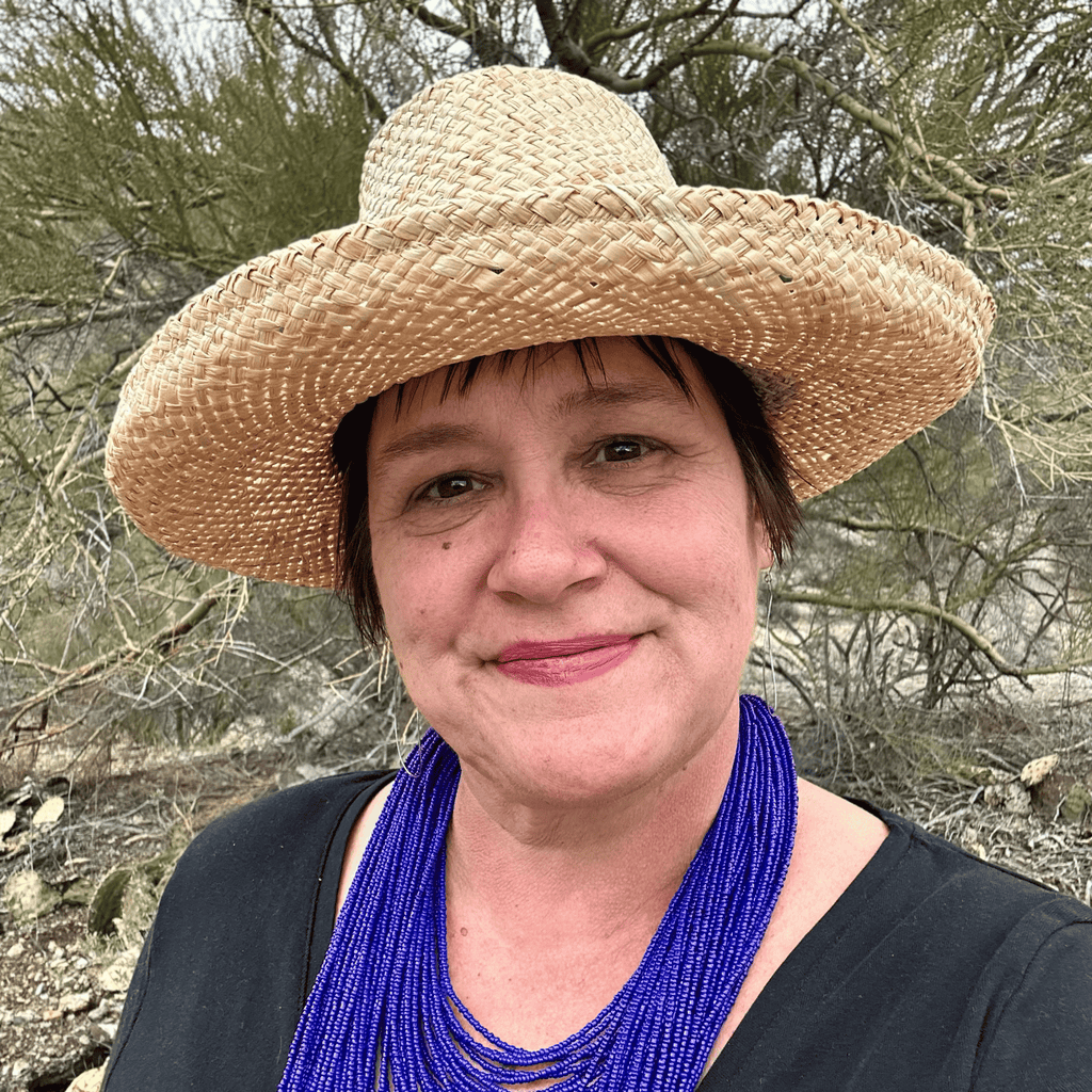 Here I Am Statement Necklace - Cobalt