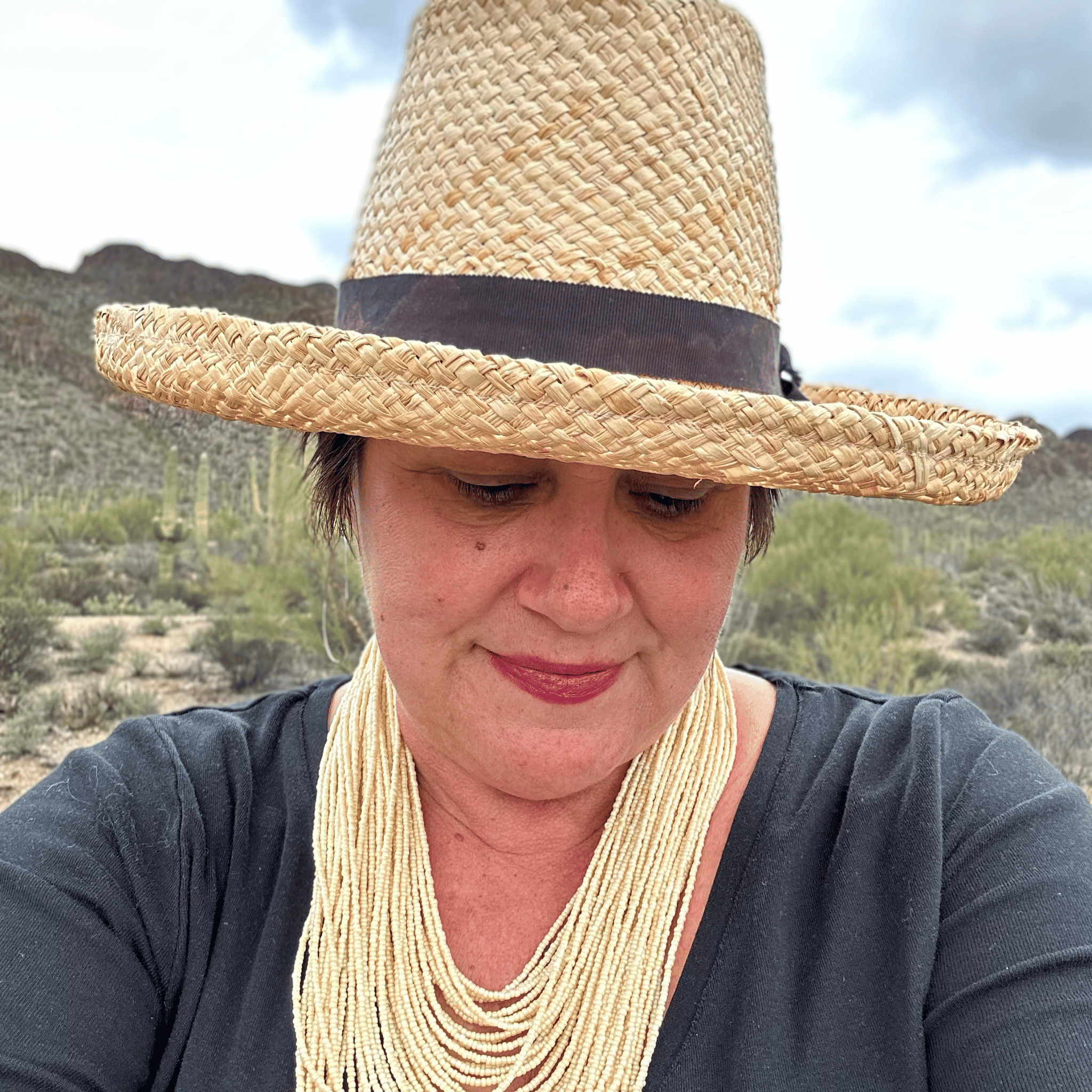 Here I Am Statement Necklace - Ivory