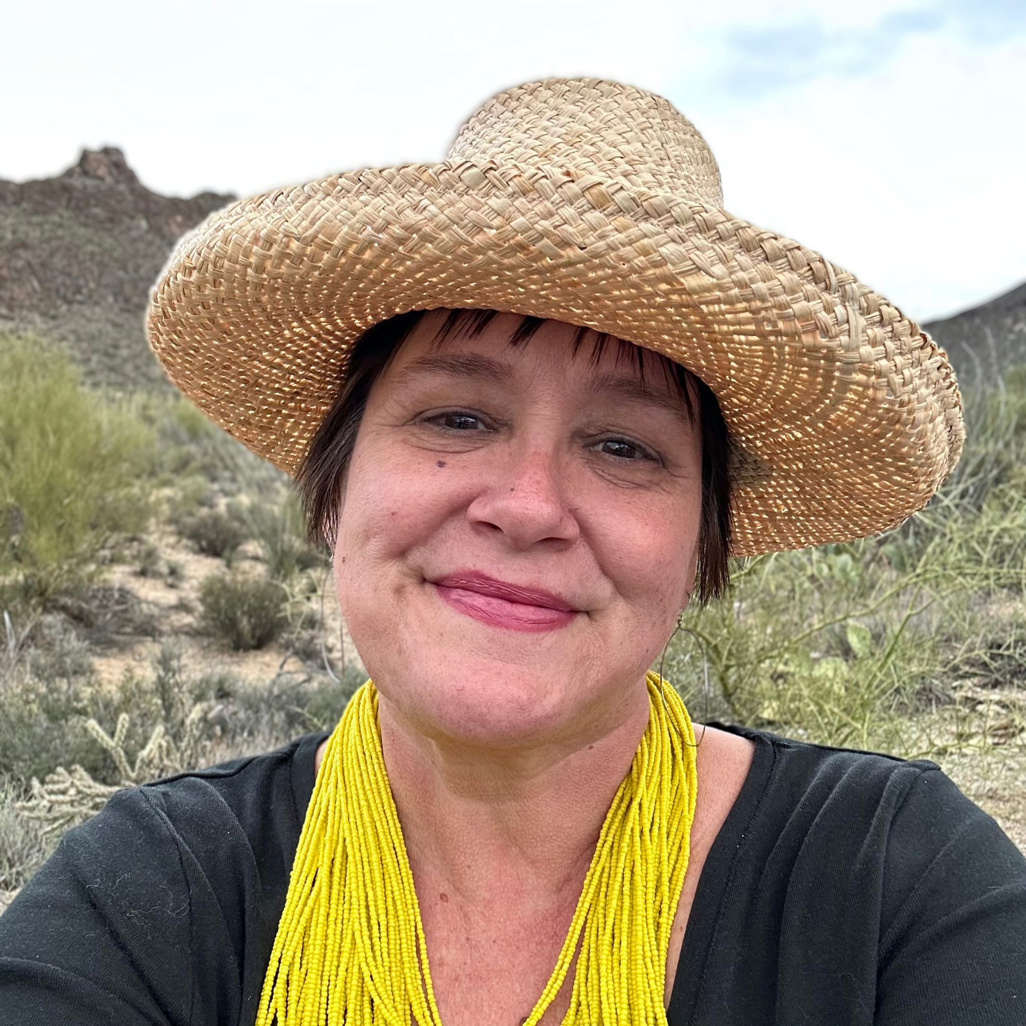 Here I Am Statement Necklace  - Yellow