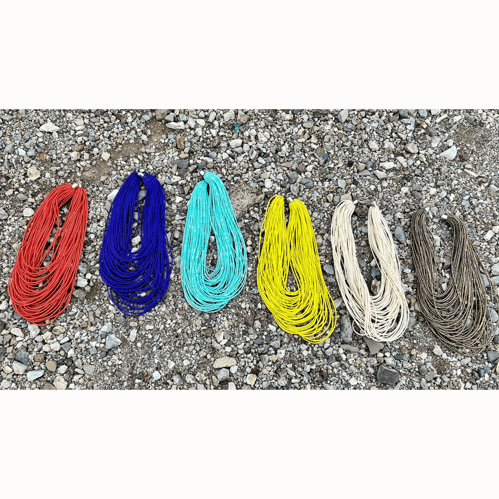 Here I Am Statement Necklace - Coral