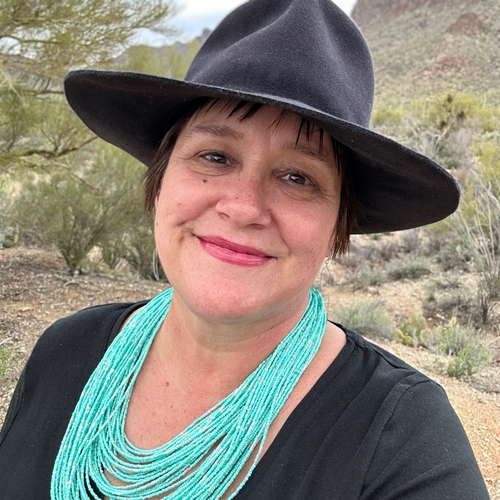 Here I Am Statement Necklace  - Turquoise